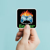 私はプレイヤーのブラックジョイスティックでカッコいいはない スクエアシール