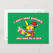 私はプレゼント ポストカード (正面/裏面)