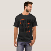 私はプレッシャーに強い - バスケが大好き Tシャツ (正面フル)