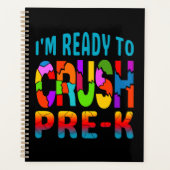 私はプレkを粉砕する準備ができている プランナー手帳 (正面)