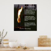 私はプロのレスリングポスター ポスター (キッチン)