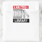 私はプロの図書館だ スクエアシール (バッグ)