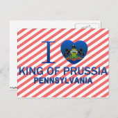 私はプロイセンの王が大好き、パー ポストカード (正面/裏面)