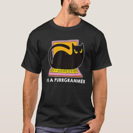 私はプログラマおたくソフト開発者コーダPrだ Tシャツ (正面)