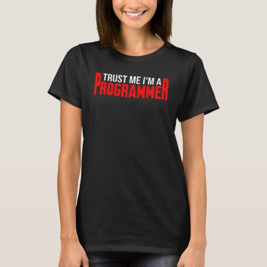私はプログラマーである Tシャツ (正面)