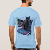 私はプログラマーです。コンピューターがBEEP BOOP BEEPと鳴ります Tシャツ (裏面)