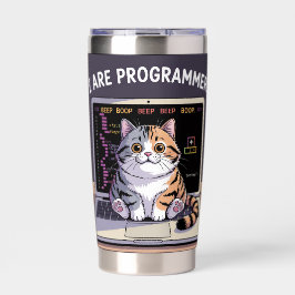 私はプログラマーです、コンピューターをビープボープビープと鳴らします 保温保冷タンブラー