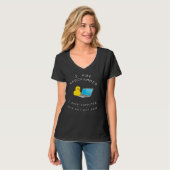 私はプログラマーのビープ音Boop Duck Tシャツ (正面フル)