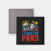 私はプロサポーターDigong Duterte Philippiのために立つ マグネット (正面/裏面)