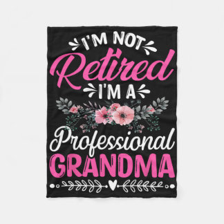 私はプロフェッショナルの退職したおばあちゃんのプレゼントFではない フリースブランケット