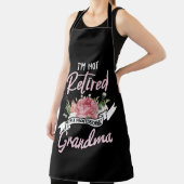 私はプロフェッショナル退職したおばあちゃんじゃない エプロン (インサイチュ)