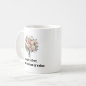 私はプロフェッショナル退職したおばあちゃんではない コーヒーマグカップ (正面左)