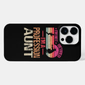 私はプロフェッショナル退職したおばさんヴィンテージではない iPhoneケース (裏面横)