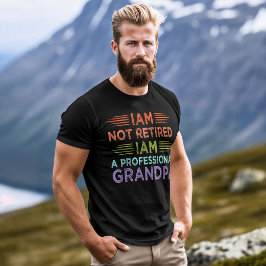 私はプロフェッショナル退職したのおじいさんじゃないのおもしろい Tシャツ