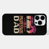 私はプロフェッショナル退職したパパヴィンテージではない iPhoneケース (裏面横)