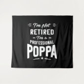 私はプロフェッショナル退職したポッパギフトではない タペストリー (正面(横))