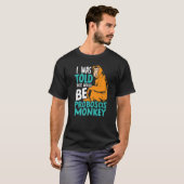 私はプロボシス猿の動物園があると言われた Tシャツ (正面フル)