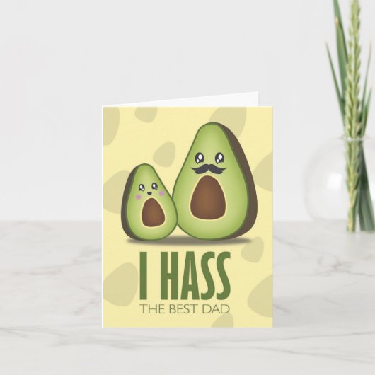 私はプン最高のス父の日カードを持っている カード (正面)