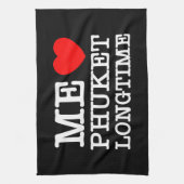 私はプーケットが大好き キッチンタオル (縦)