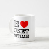 私はプーケットが大好き コーヒーマグカップ (正面左)