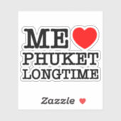 私はプーケットが大好き シール (シート)