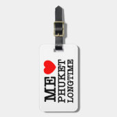 私はプーケットが大好き ラゲッジタグ (正面縦)