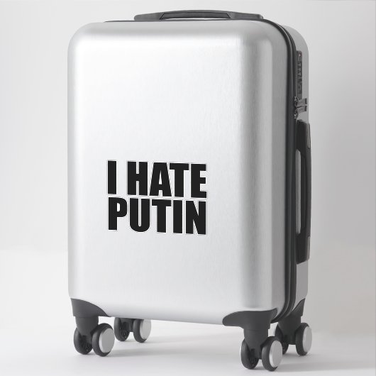 私はプーチンが大嫌いだ シール (スーツケース)