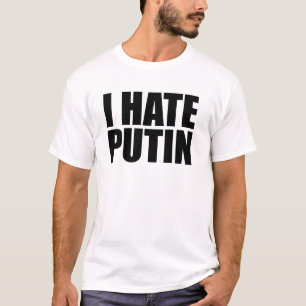 私はプーチンが大嫌いだ Tシャツ