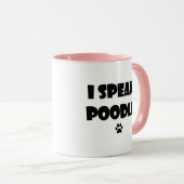 私はプードルのマグを話します マグカップ (正面右)