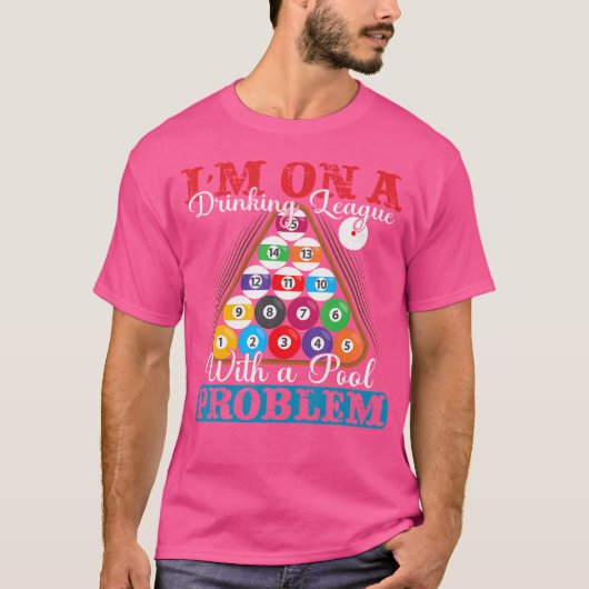 私はプール問題のBiliと飲み会に参加している Tシャツ (正面)