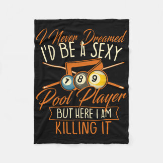 私はプール選手になる夢を見たことがない – Snooker Bill フリースブランケット