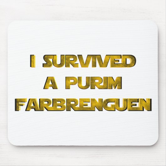 私はプ生き延びリムFarbrenguen マウスパッド (正面)