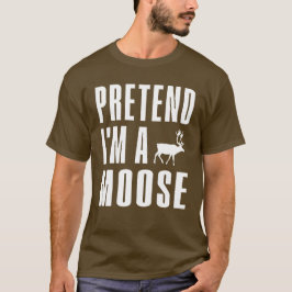 私はヘラジカだと思って Tシャツ