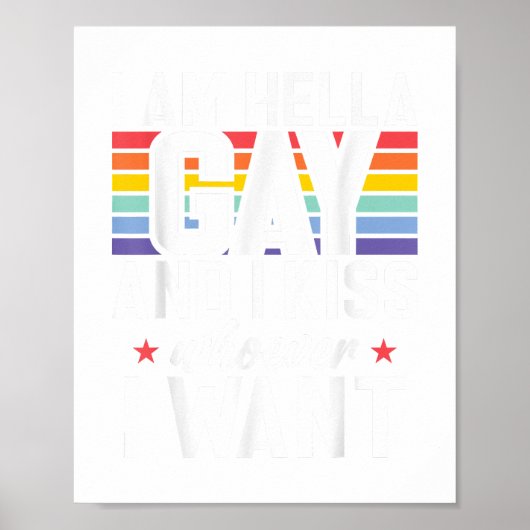 私はヘルラゲイであり、私はキス誰がゲイを望む ポスター (正面)