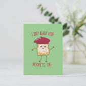 私はベイグネッツが本当に好きよ、ok!かわいいかわいい ポストカード (スタンド正面)