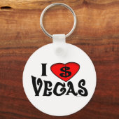 私はベガスキーチェーンが大好き キーホルダー (正面)