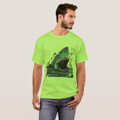私はベジタリアンです Tシャツ (正面フル)