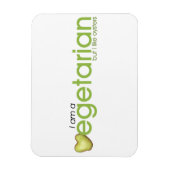 私はベジタリアン – マグネット (縦)