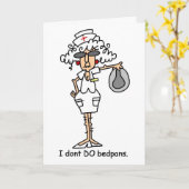 私はベッドパンを行わない！ カード (黄色い花)