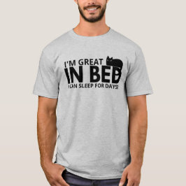 私はベッド素晴らしで私は日コットのために眠ることができおもしろいる Tシャツ