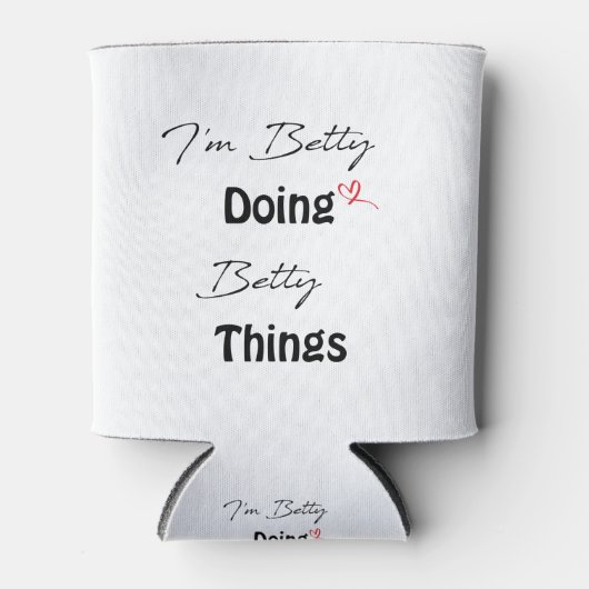 私はベティな事をしているベティ 缶クーラー (正面)