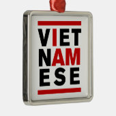 私はベトナム人だ メタルオーナメント (右)