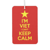 私はベトナム人で落ち着保きない カーエアーフレッシュナー (正面)