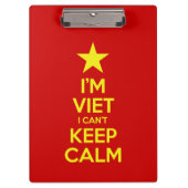私はベトナム人で落ち着保きない クリップボード (正面)