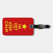 私はベトナム人で落ち着保きない ラゲッジタグ (裏面横)