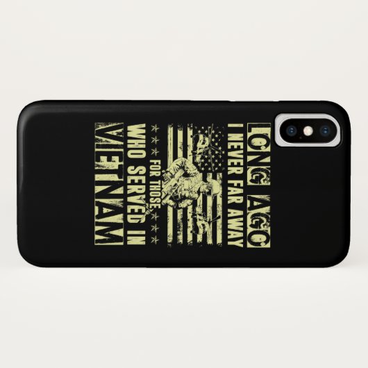 私はベト遠くにナム5で働いた人には遠く行かない Case-Mate iPhoneケース (裏面(横))