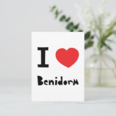 私はベニドルムが大好き ポストカード (スタンド正面)