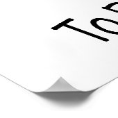 私はベビーシッ教えトではなく音楽のためにここにいる ポスター (角)