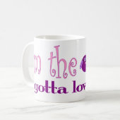 私はベビー愛します私をです(ピンク) コーヒーマグカップ (正面左)