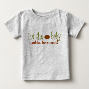 私はベビー愛します私をです ベビーTシャツ